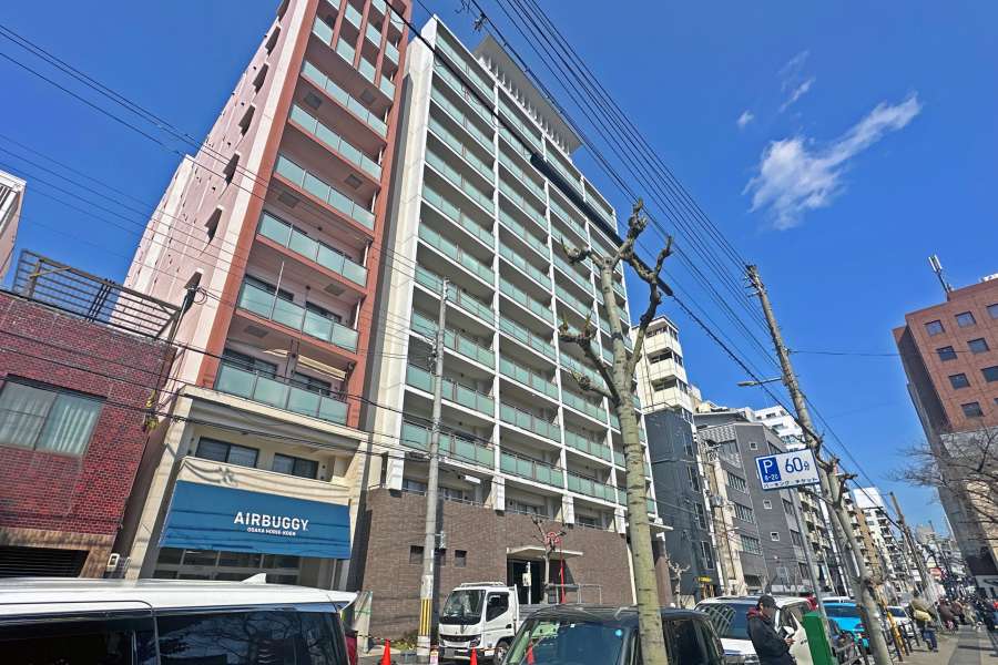 ローレルコート堀江公園の外観（南西側から）