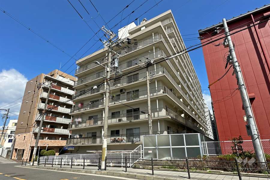 阿波座第2セントラルハイツの外観（南東側から）