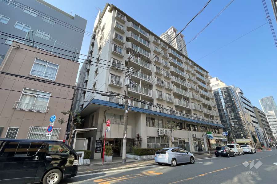 四ツ橋セントラルハイツの外観（北東側から）