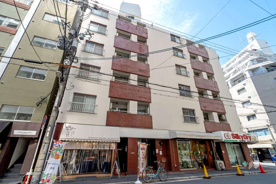 新町ダイアパレス2号館の外観（南東側から）