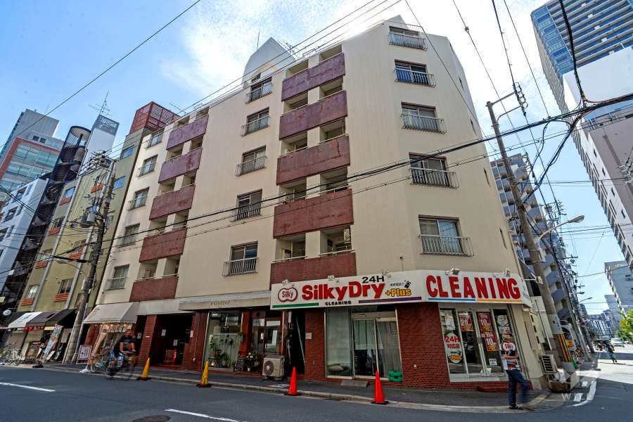 新町ダイアパレス2号館の外観（北東側から）