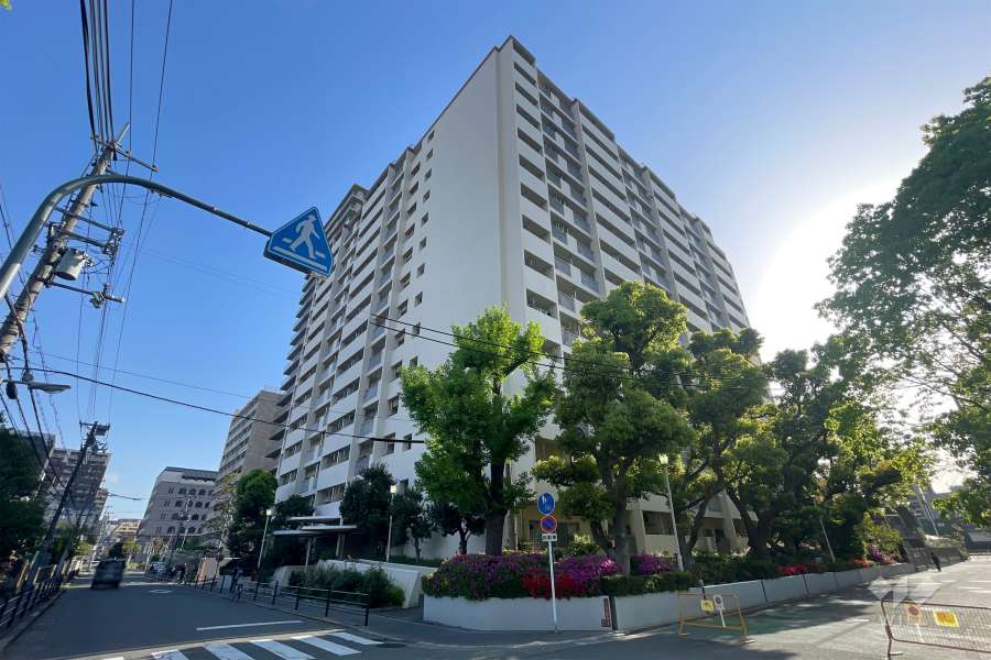 西長堀コーポの外観（南西側から）　