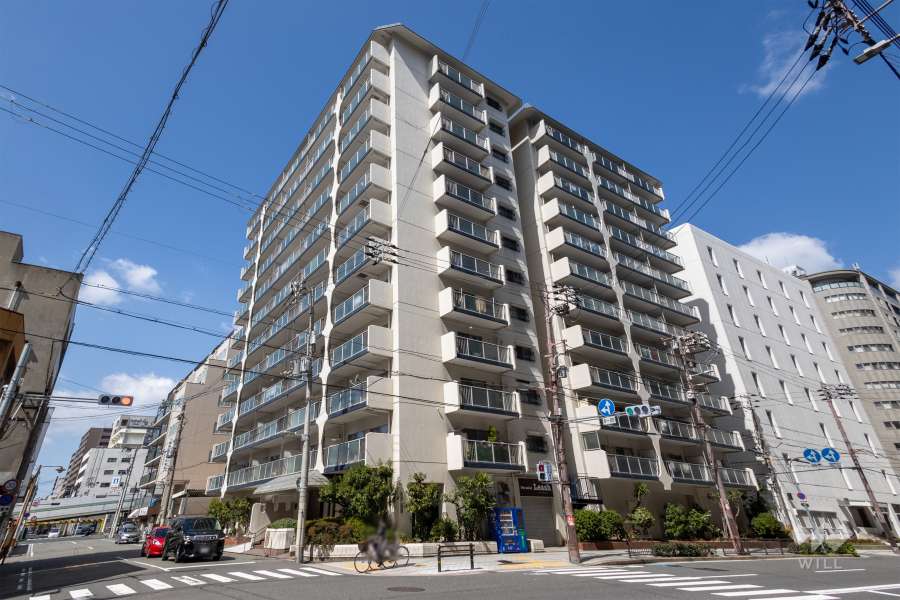 西長堀スカイハイツの外観（南東側から）