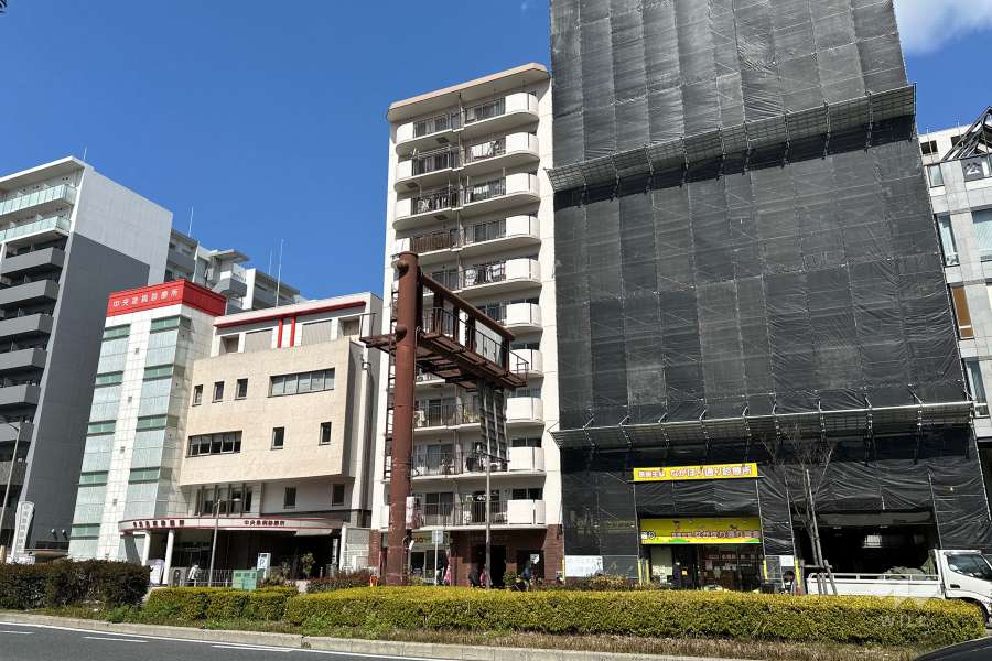 西長堀ハイデンスの外観（南東側から）