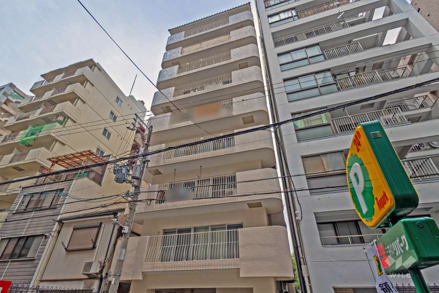 チサンマンション靭公園の外観（南東側から）