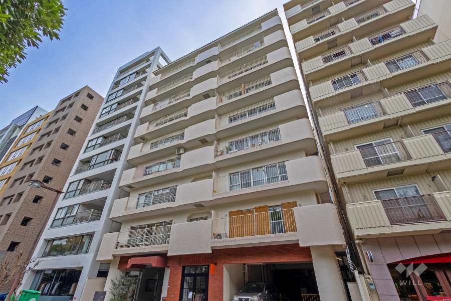 チサンマンション靭公園の外観（北西側から）