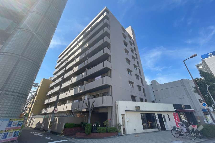 朝日プラザ九条の外観（南東側から）