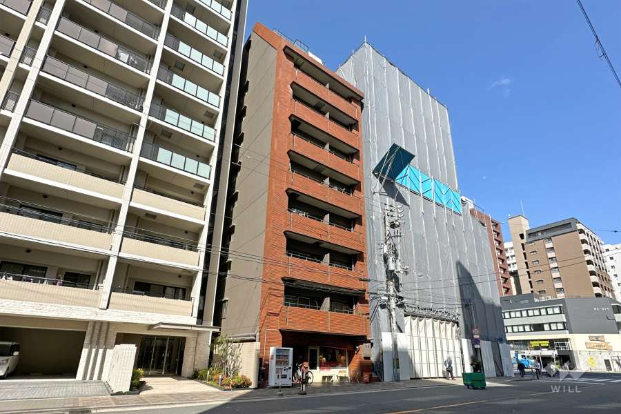 朝日プラザ西道頓堀の外観（南西側から）