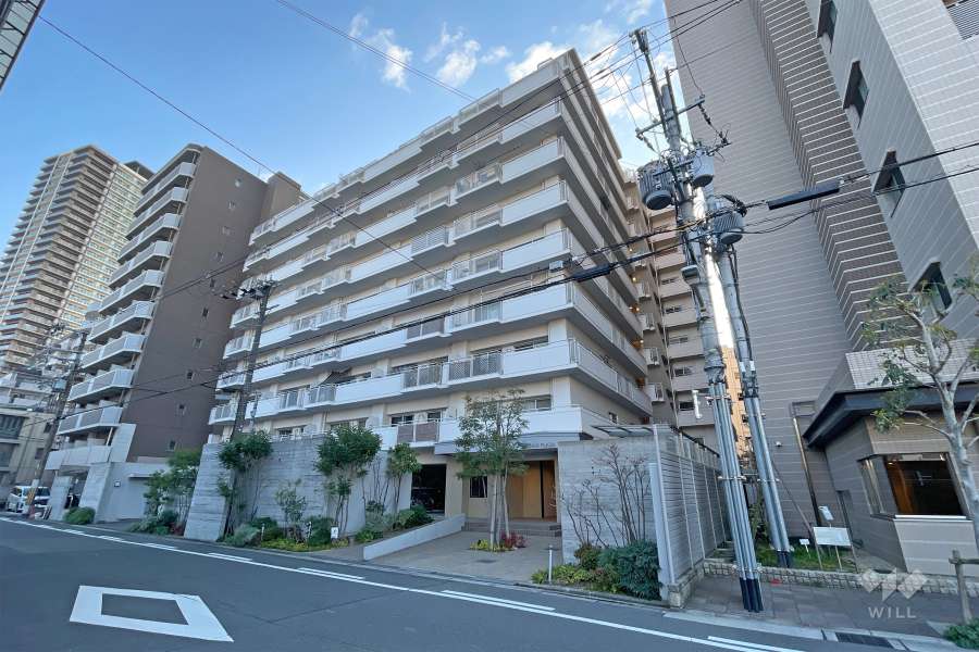 朝日プラザ南堀江の外観（南西側から）