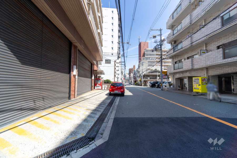 敷地南西側の前面道路