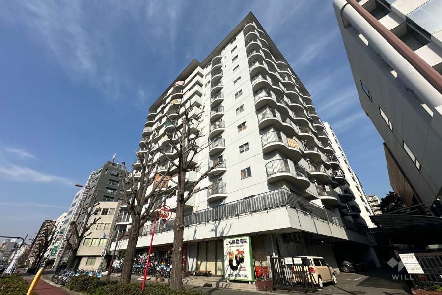 南堀江三洋ハイツの外観（南西側から）