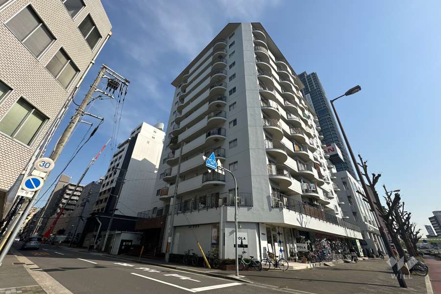 南堀江三洋ハイツの外観（北西側から）