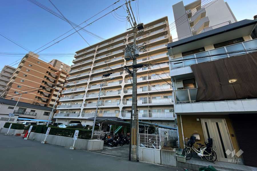 南堀江第2スカイハイツの外観（南西側から）