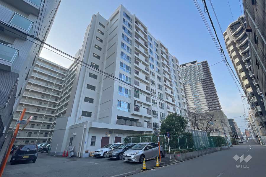 北堀江コーポの外観（北西側から）