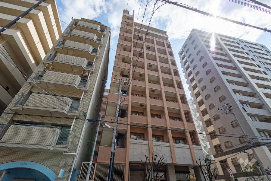 本町パークホームズCITYWESTの外観（北西側から）