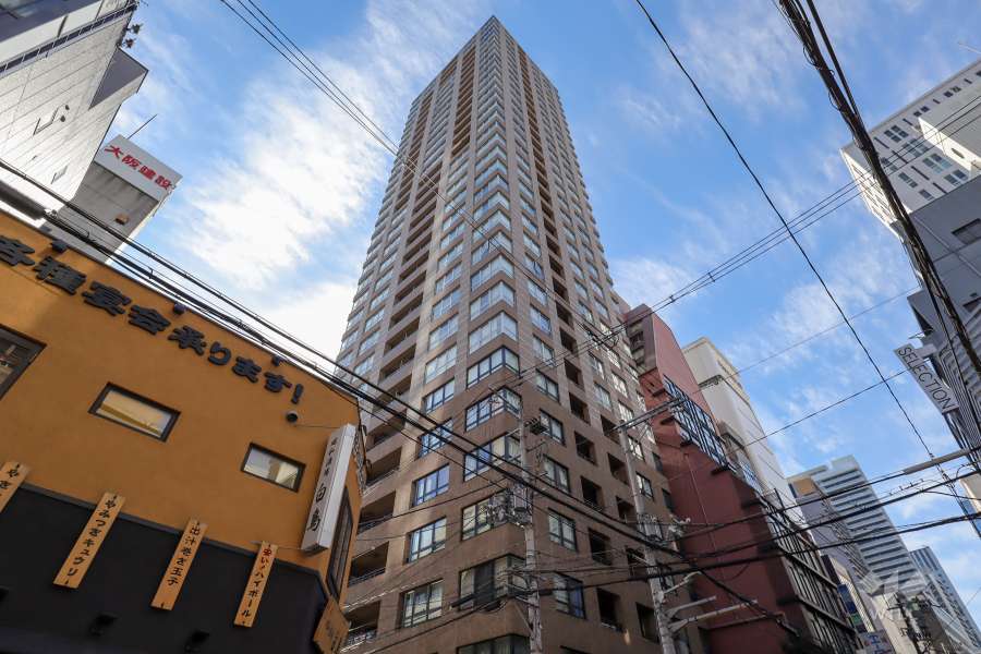 アーバンライフ御堂筋本町タワーの外観（北東側から）