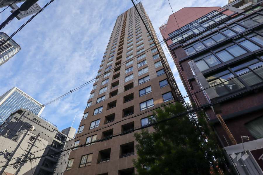 アーバンライフ御堂筋本町タワーの外観（北西側から）
