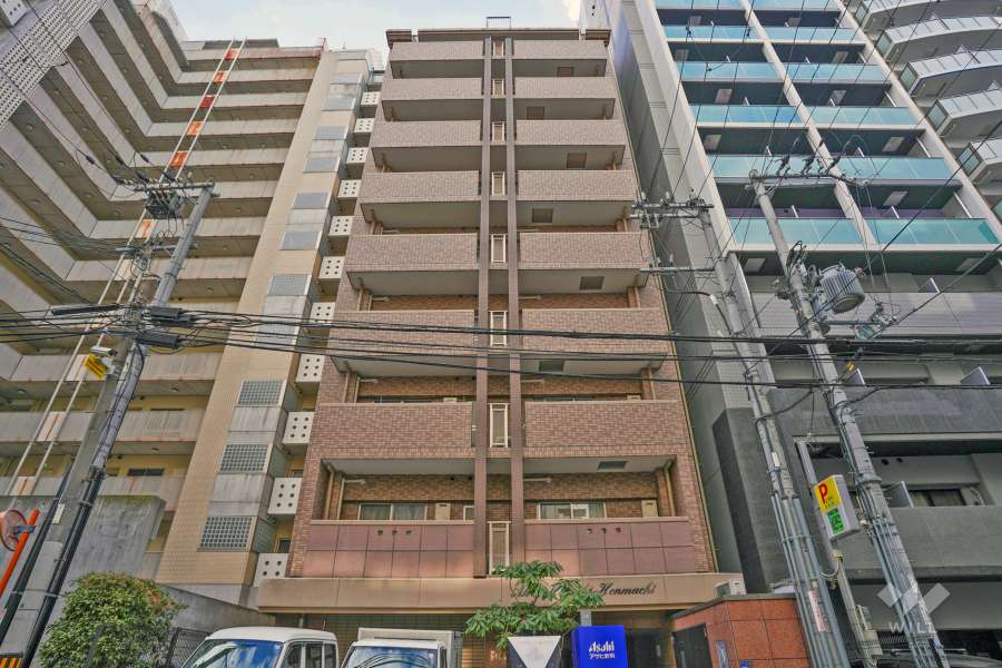 アスヴェル東本町の外観（北側から）