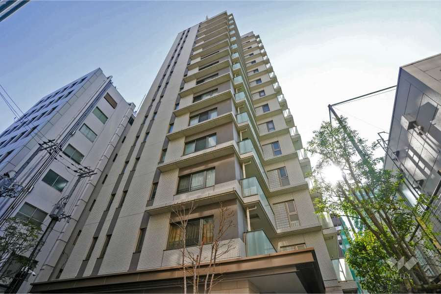 アトラス天満橋_の外観（北西側から）