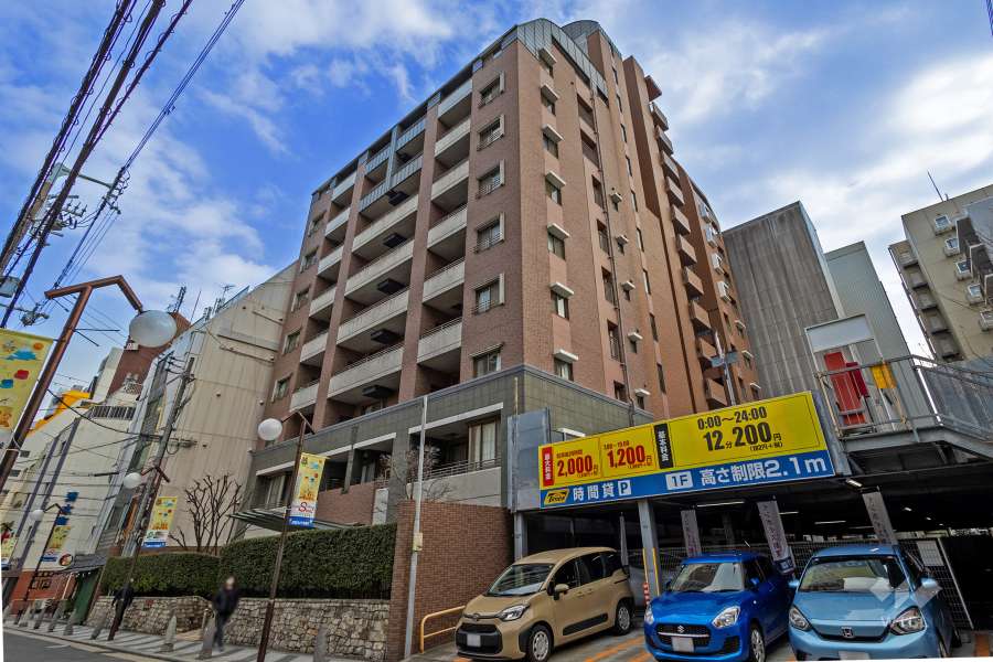 アルス心斎橋の外観（北西側から）