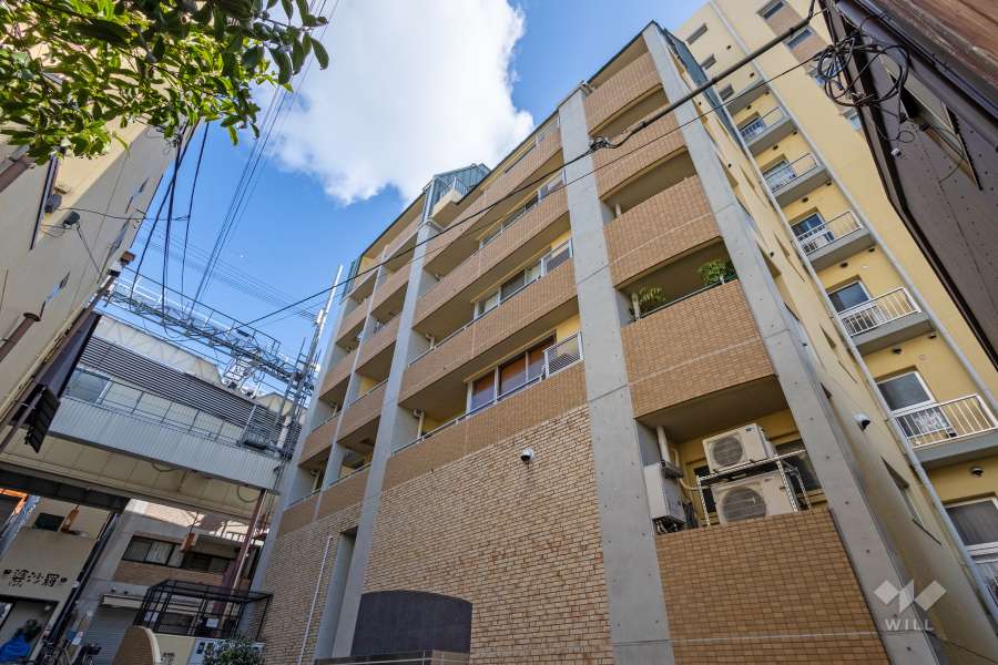 アルス谷町シーベースの外観（南西側から）