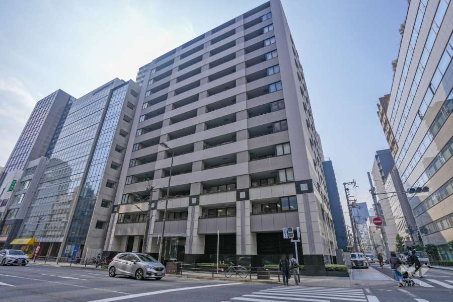 ヴァンデュールアッシュ南船場の外観（北東側から）