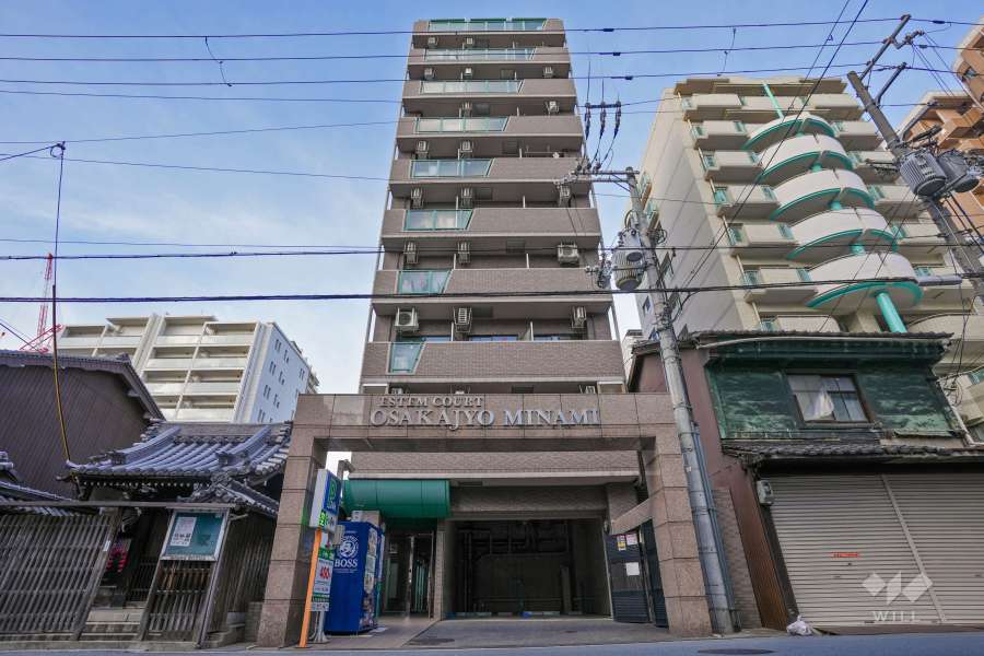 エステムコート大阪城南の外観（南側から）