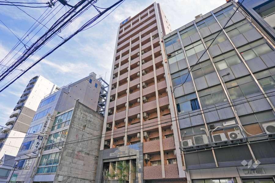 エステムプラザミッドプレイスの外観（北西側から）