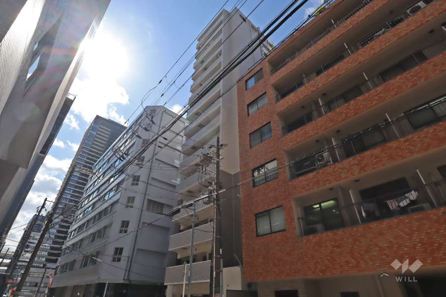 エステムプラザ本町クロスの外観(北東側から)