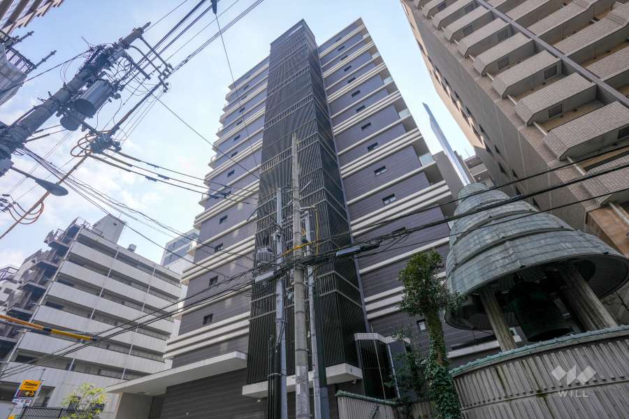 エスリード大手前の外観（北西側から）