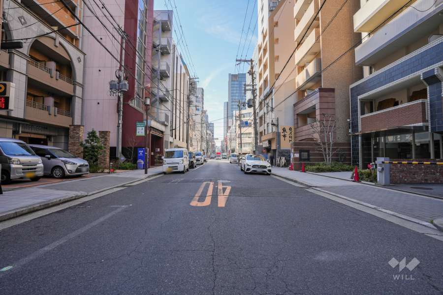 敷地南側の前面道路