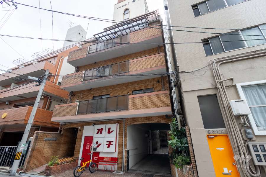 カサ高津1番館の外観（南西側から）