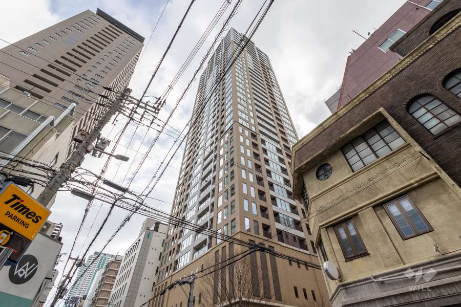 クラッシィタワー淀屋橋の外観（北西側から）