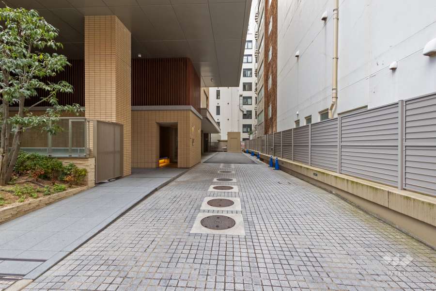 駐車場の出入り口