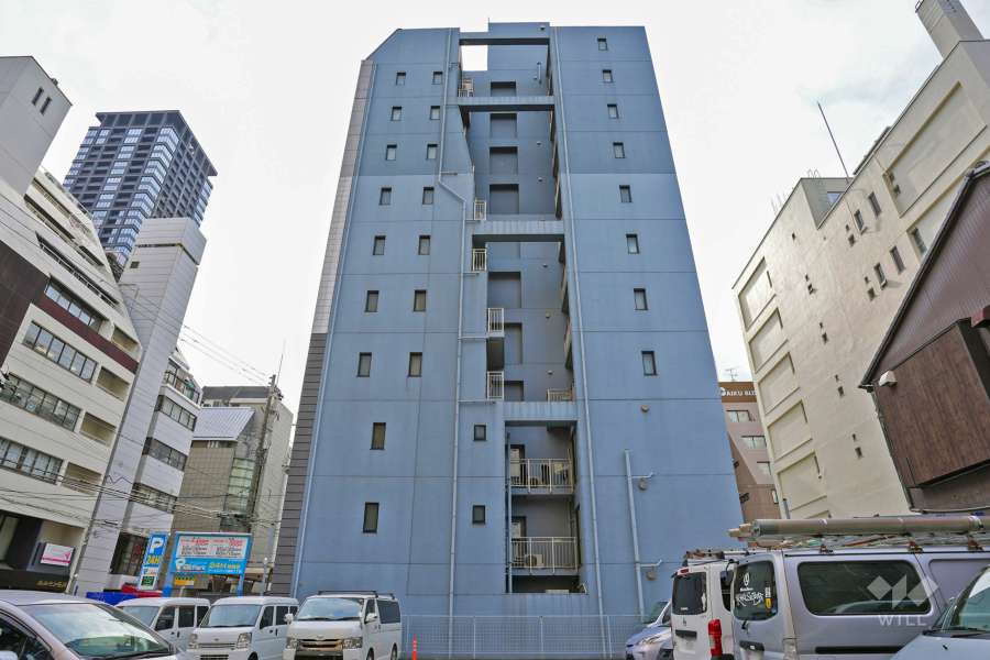 グランドシーズ天満橋の外観（北側から）