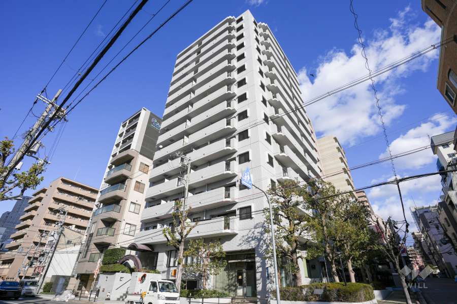 グランドムール南大江パークタワーの外観（南西側から）