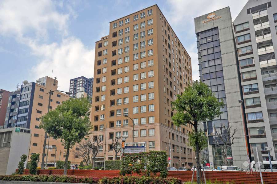 グランドメゾン南船場の外観（南東側から）