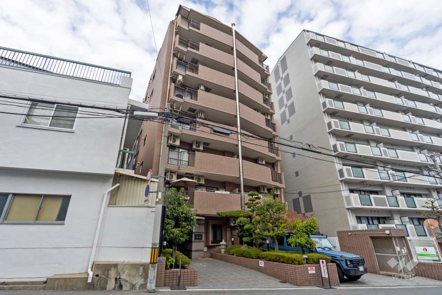 グレーシアス玉造の外観（南西側から）