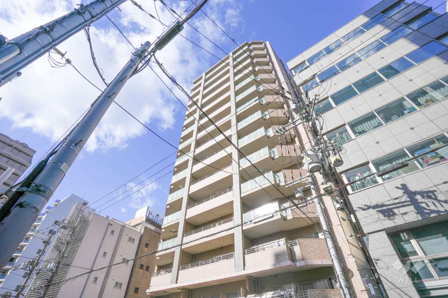 サーパス松屋町筋の外観（南東側から）