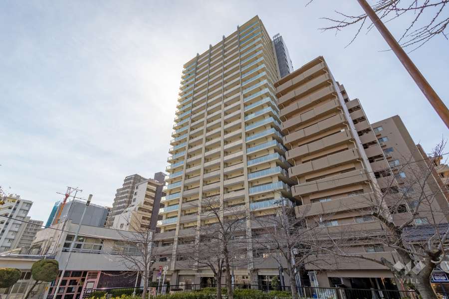 ザパークハウス谷町五丁目の外観（北東側から）