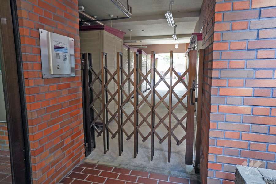 駐輪場の出入り口