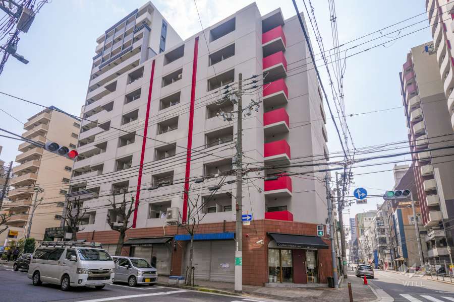 サンハイム天満橋の外観（北西側から）