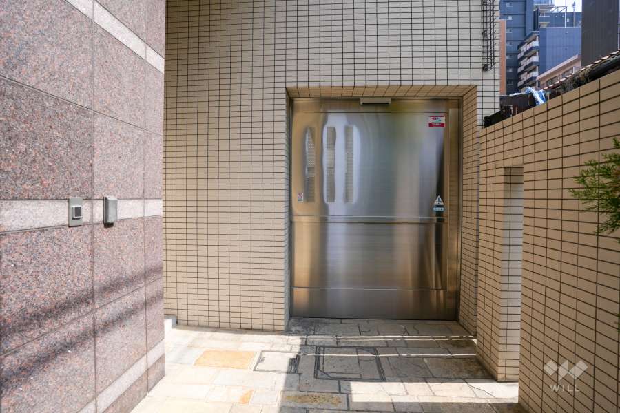 駐輪場の出入り口