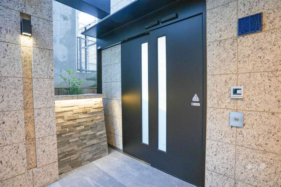 駐車場の出入り口　