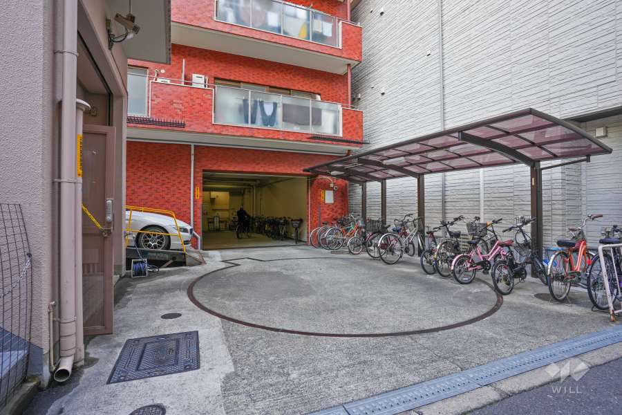 駐車場の出入り口