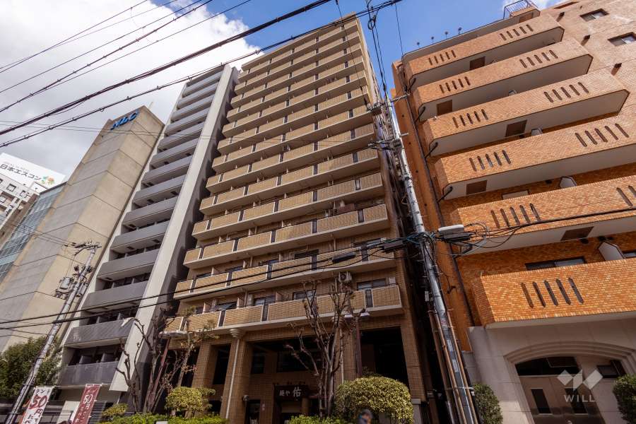 ニューライフ御堂筋本町の外観（南西側から）