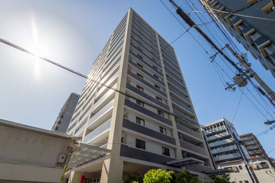 ネバーランド上町台の外観（南東側から）