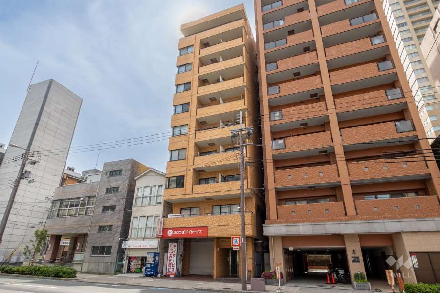 ハイマート上本町の外観（北東側から）