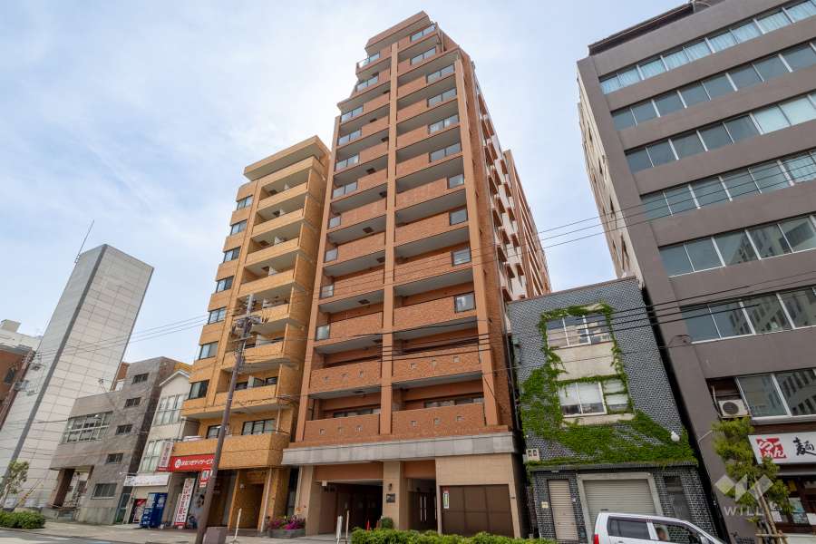 ファミール上町台パークサイドの外観（北東側から）