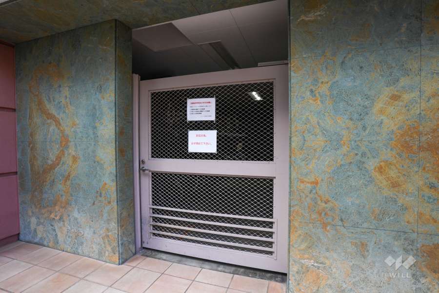 駐輪場の出入り口